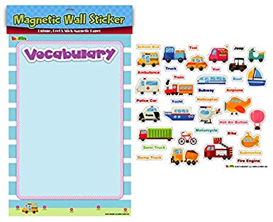Magnetic Wall Sticker Vocabulary-Occupations, Verbs, Tools, St