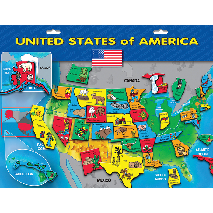 USA - Magnetic Puzzle