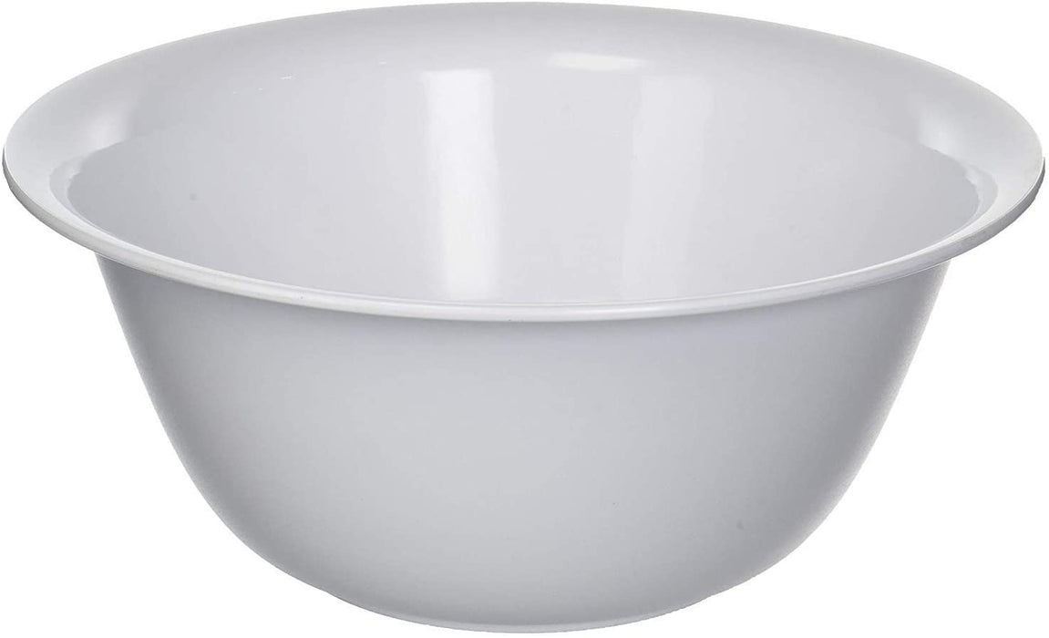 Deep Bowl-White Plastic