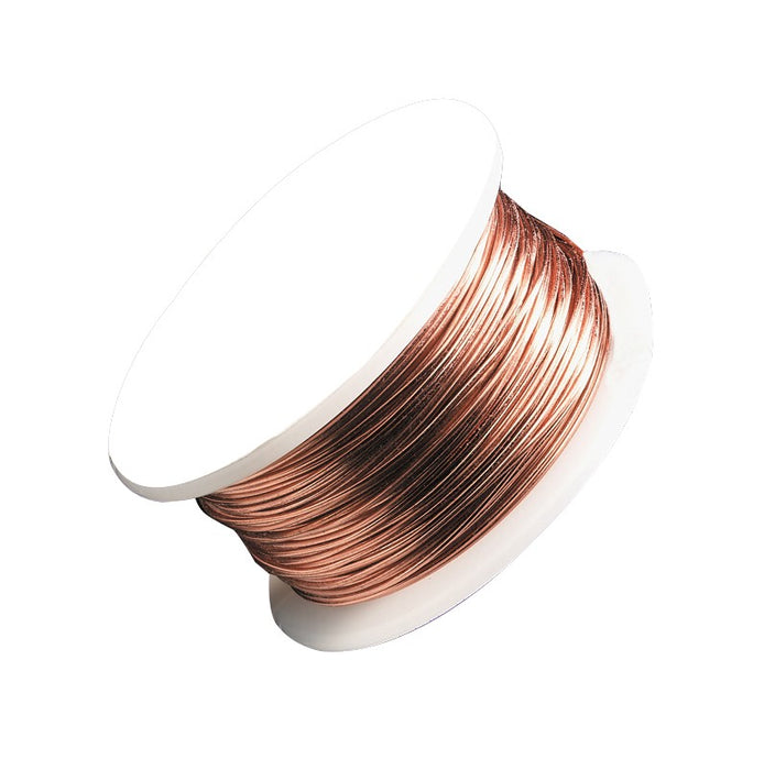 Bare copper wire 18ga - 18 in