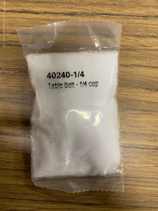 Table Salt - 1/4 cup