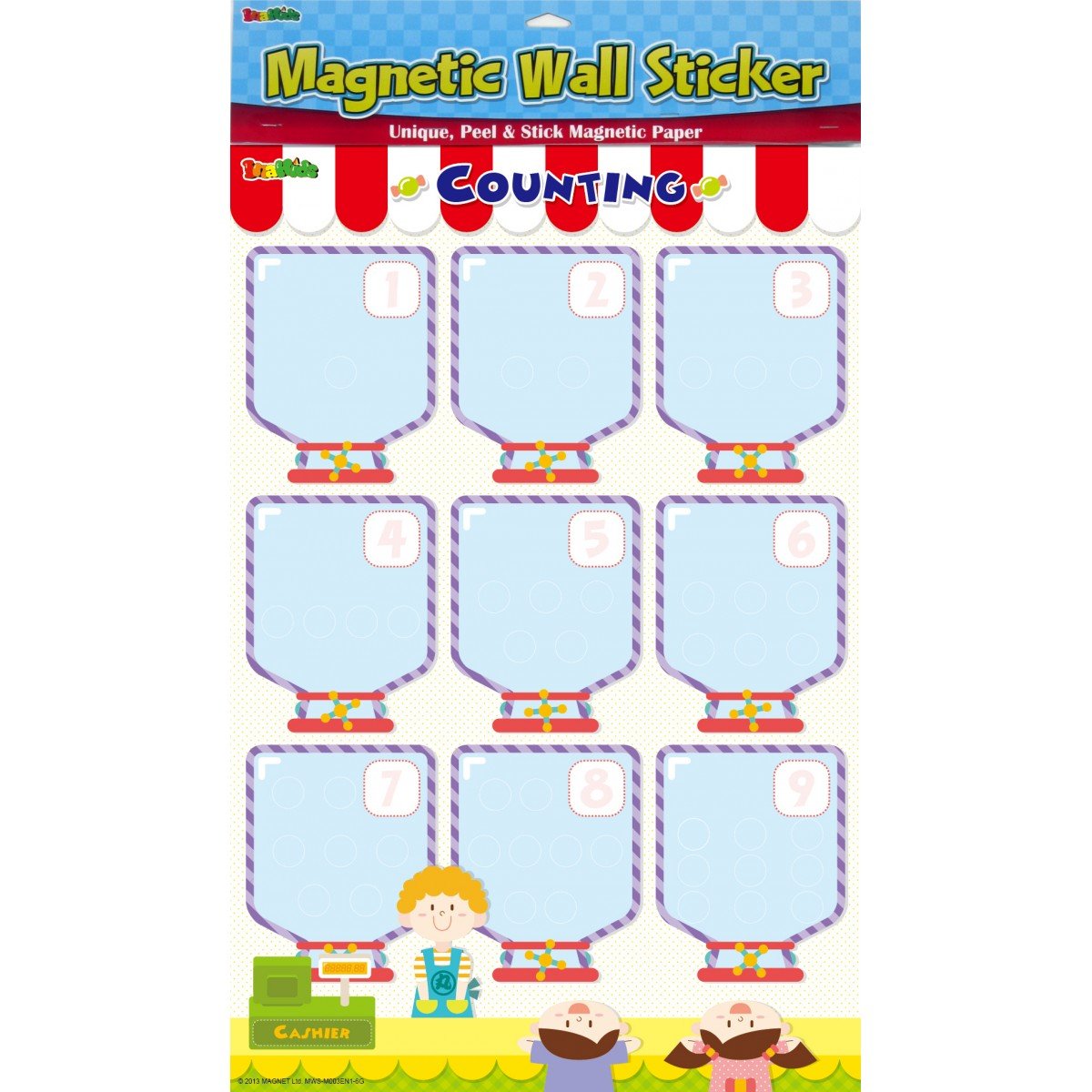Sticker Counting Pages Magnetic Wall Sticker Counting — Nature's Workshop Plus