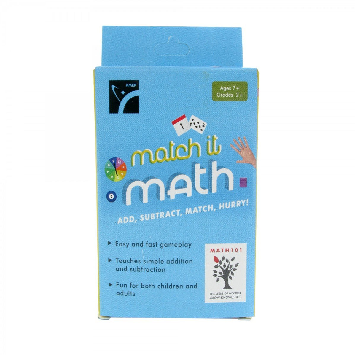 Mont Math Match Match It Math - Develop math skills with this exciting matching game ...