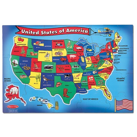 USA Floor Puzzle