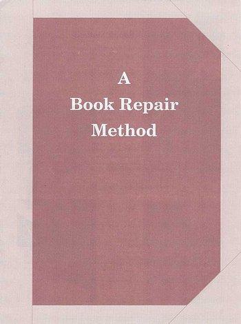 A Book Repair Method