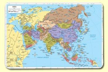 Asia Map - Mat
