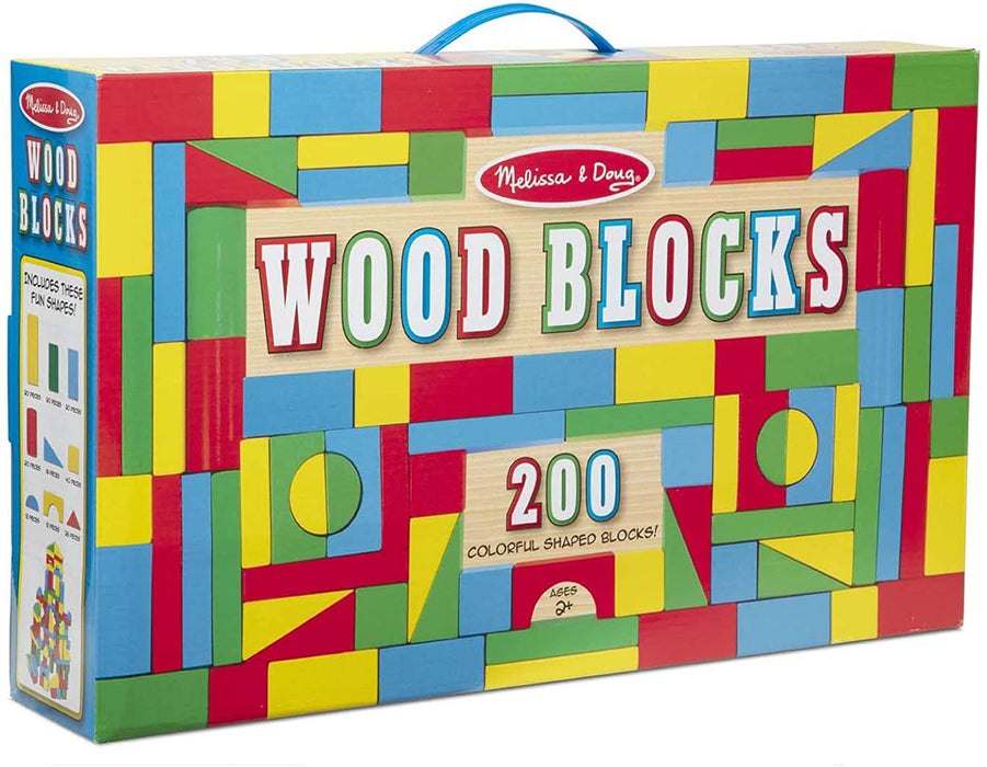 200 Piece Wood Block set