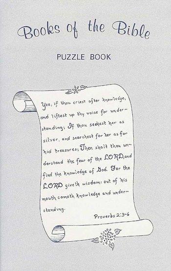 Books of Bible Puzzle Book
