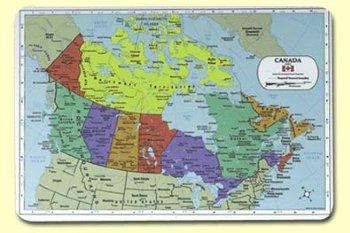 Canada Map Mat - Perfect for Geography Lessons — Nature's Workshop Plus
