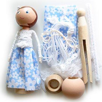 Clothespin Doll Kit