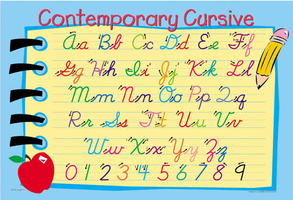 Contemporary Cursive - High-Quality Educational Resource — Nature's ...