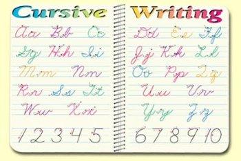Cursive Writing - mat - High-Quality Educational Resource — Nature's ...
