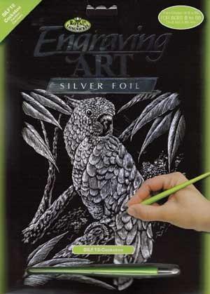 Silver Engraving - Cockatoo