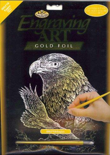 Gold Engraving - Eagles