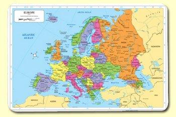 Europe Map - Mat