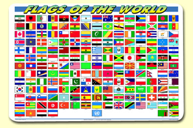 Flags of the World Mat