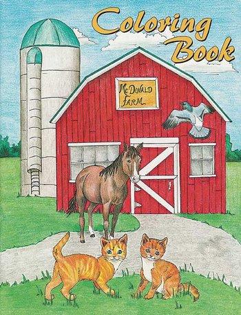 McDonalds Farm Coloring Book