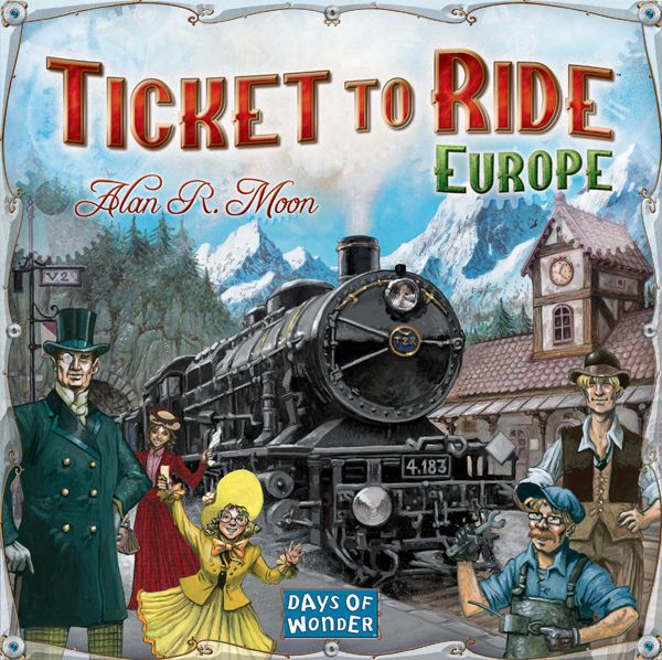 Ticket To Ride Europe Brettspiel – Für 2–5 Spieler, 30–60 Minuten Spielzeit | Strategie-Spiel Mit Europakarte | Inkl. Alexa-Kompatibilität