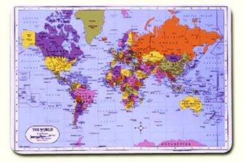 World Map - mat